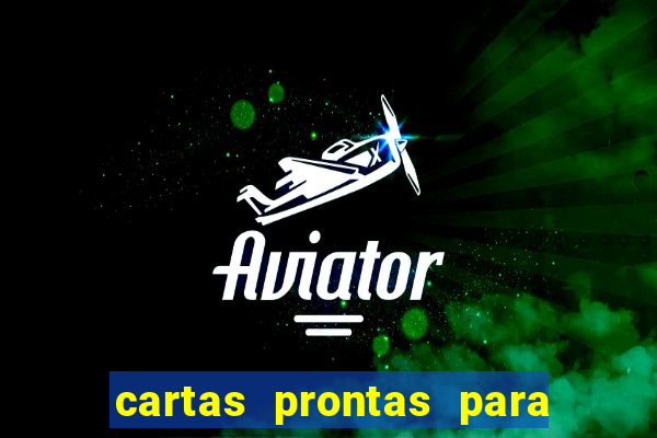 cartas prontas para retiro espiritual